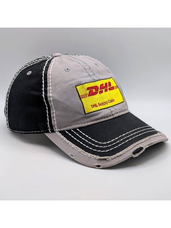 DHL Supply Chain Hat Cap Transport Unisex Adjustable Strap Work Wear Operations